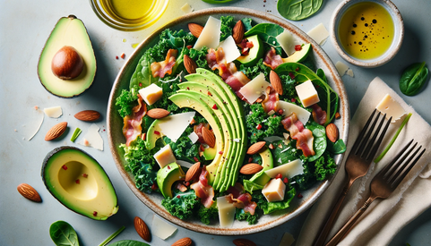 Baby Kale Avocado Salad