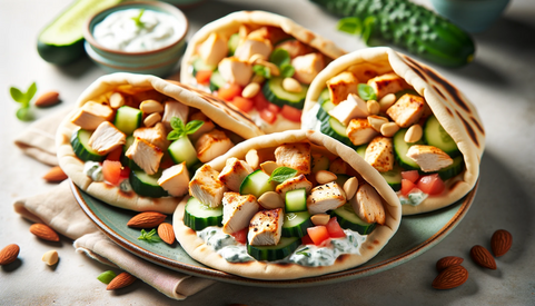 Mediterranean Chicken Pita