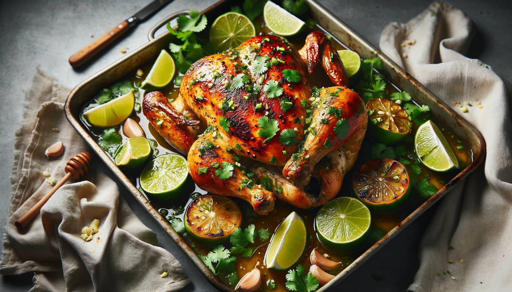 Cilantro Lime Roasted Chicken