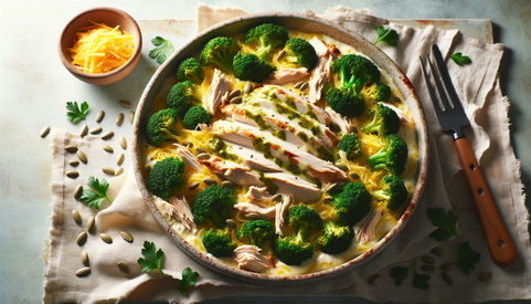 Baked Broccoli and Chicken