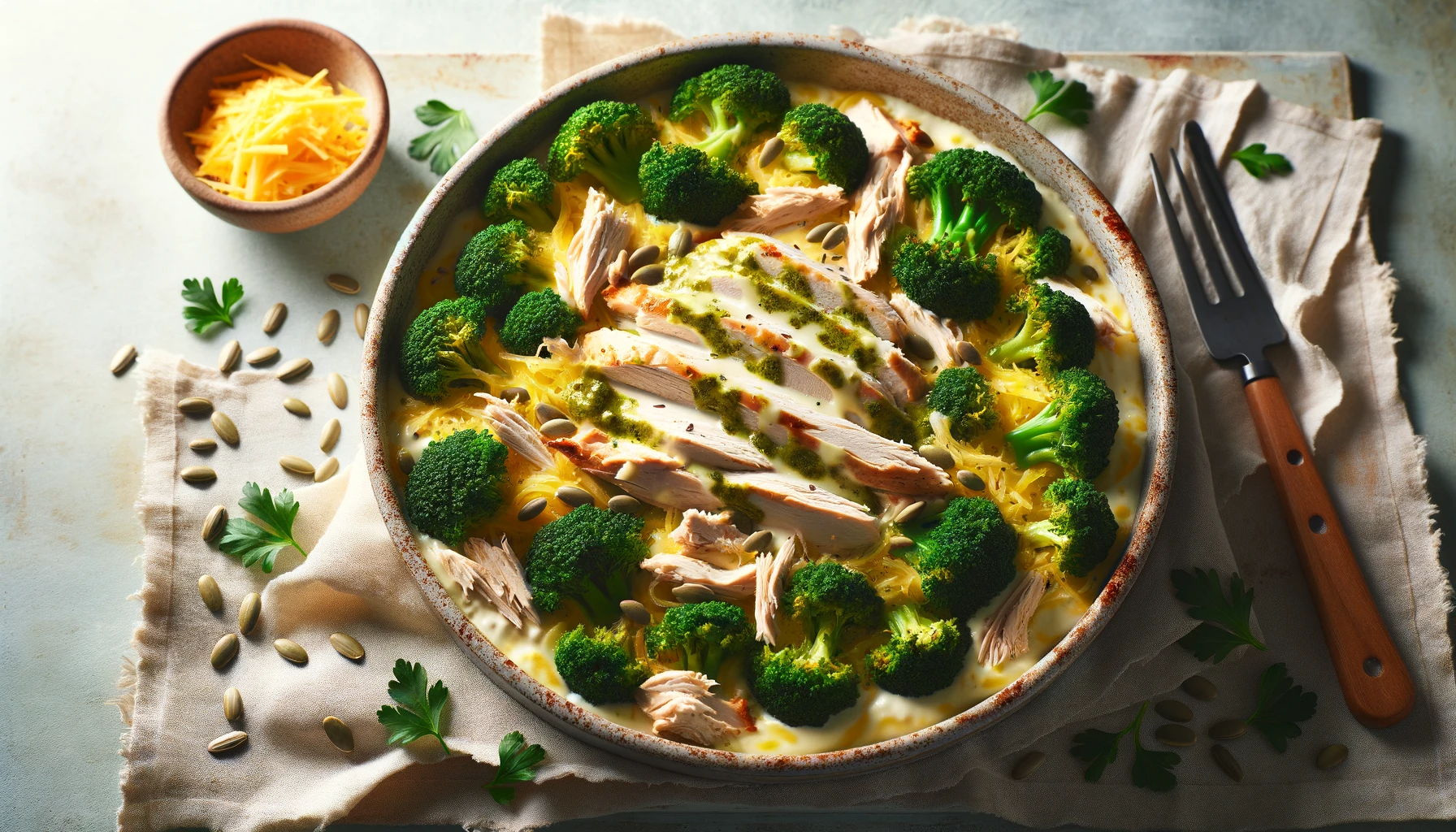 Baked Broccoli and Chicken