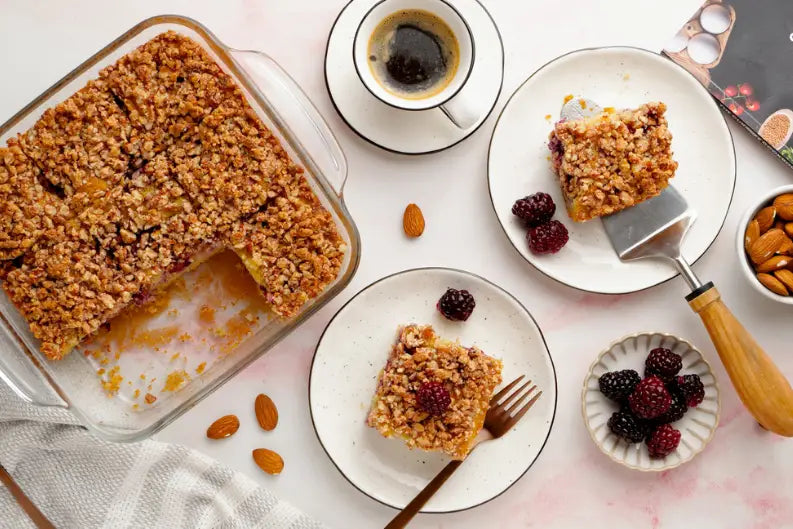 Keto Blackberry Coffee Cake