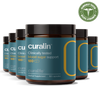 A bottle of CurLife Blood Sugar Support capsules
