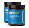 A bottle of CuraLife Curaslim Weight Loss Support